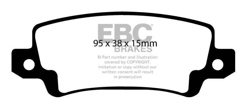 EBC Brakes TOYOTA Corolla 1.8 Compressor (ZZE123) 2006-2007 Remb