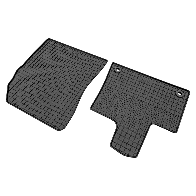 Rubber car mats set  Citroën Berlingo & Opel Combo & Peugeot Rifter & Toyota Proace CIty/Verso 2024- (2-pieces + fixing system)