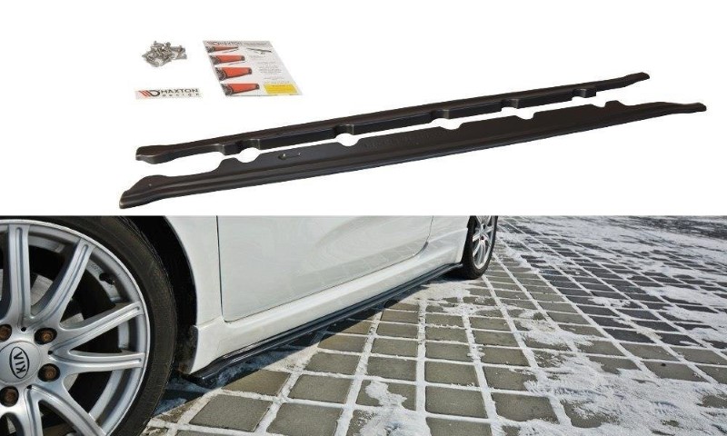 Zijskirts Diffusers Kia Cee'd / Pro Cee'd GT MK2 Glanzend Zwart