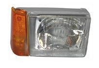 koplamp, oranje knipperlicht, rechts Fiat Panda, 1986-2003