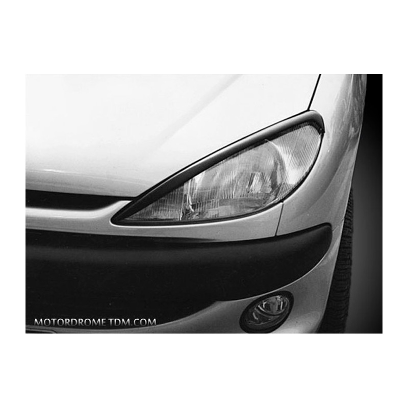 Koplampspoilers  Peugeot 206 (ABS)