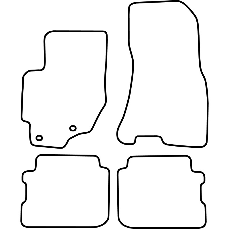 Set velour car mats  Honda CR-V 1997-2002