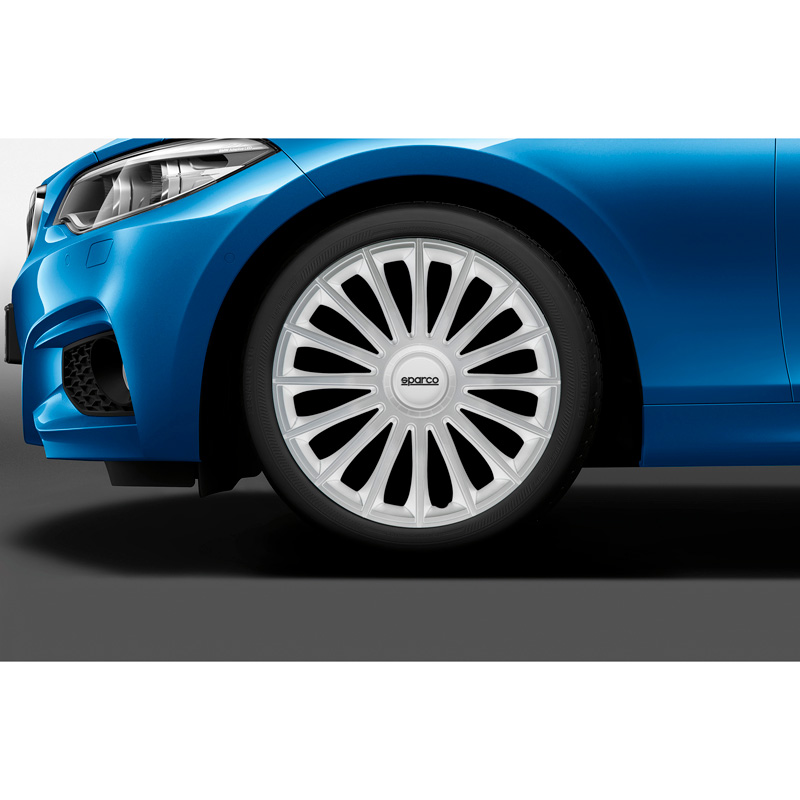 Sparco Wheel Covers Treviso - 16-inch - Silver - Set of 4 pieces