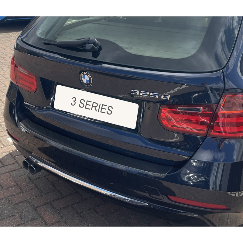 ABS Rear bumper protector  BMW F31 Estate/Touring 2012-2018 (excl. M) Carbon Look