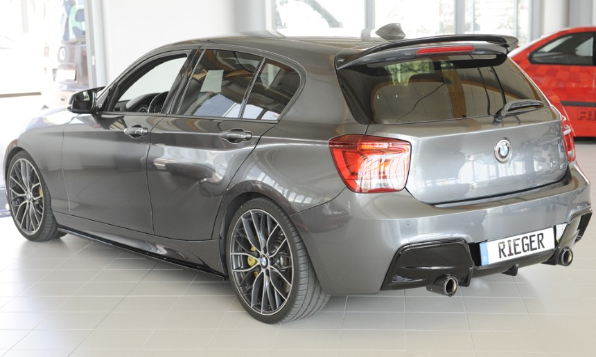 Diffuser BMW 1-Serie F20/F21 M135i / M Pakket Rieger Glans Zwart