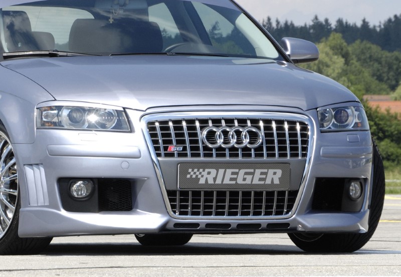Frontbumper Audi A3 8P nieuw design SRA Rieger