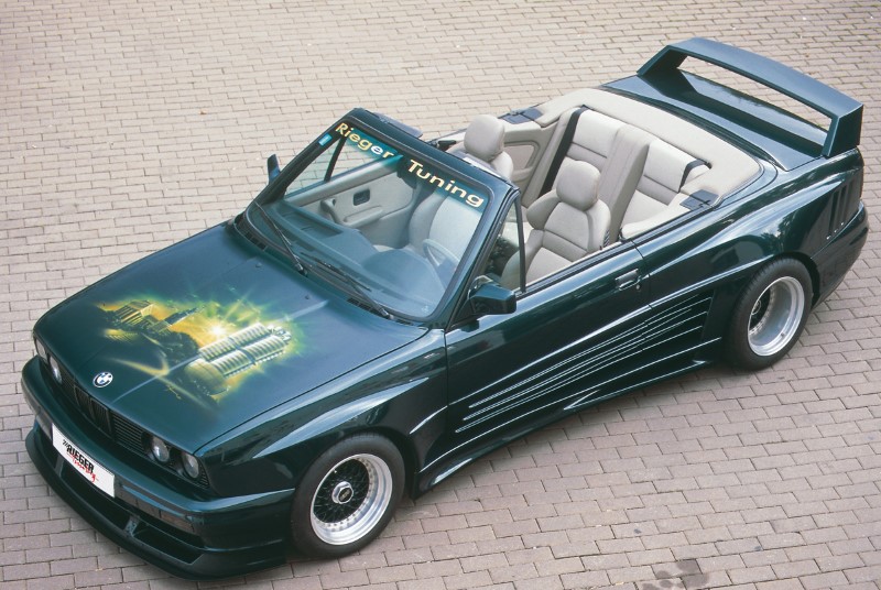 Achterschermen BMW E30 Breedversie ll Polyester Rieger