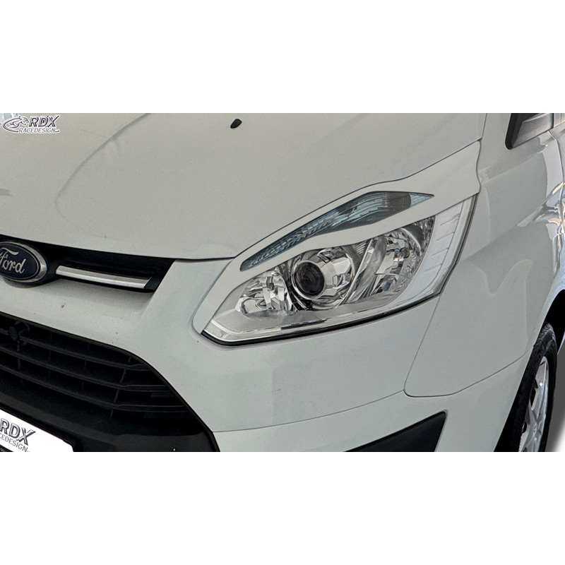 RDX Koplampspoilers  Ford Transit Custom & Tourneo Custom 2012-2018 (ABS)