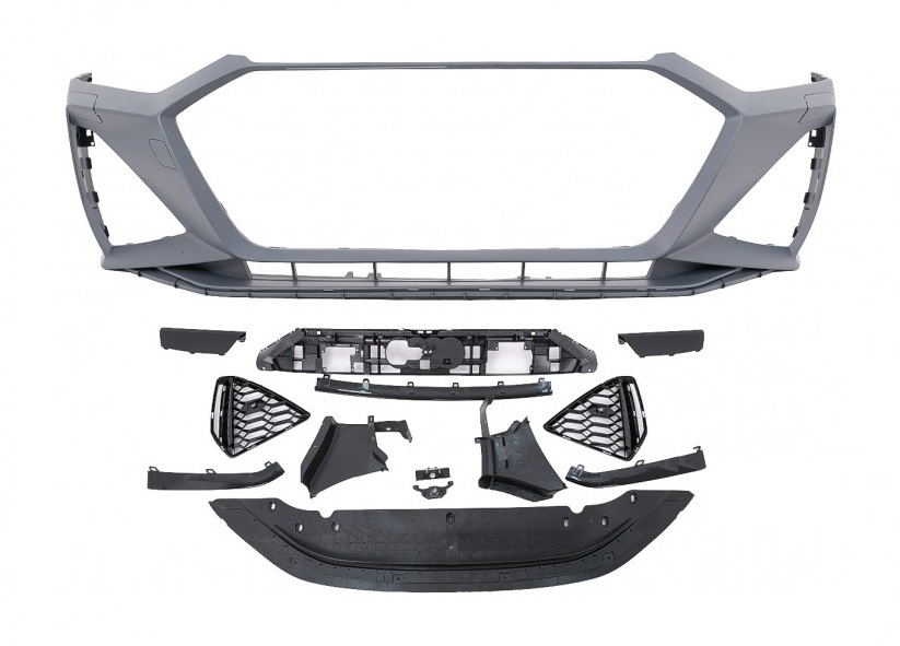 Voorbumper Audi A7 C8 4K8 2019-.. RS7 Look Zwart