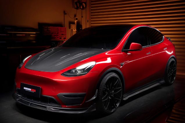 Tesla Model Y IMP Style Carbon Fiber Canards 2020-2022