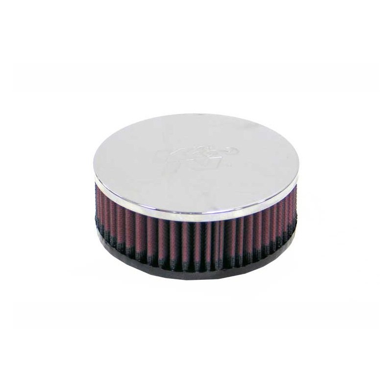 K&N Universal Round Air Filter 51mm flange, 137mm outside diameter, 51mm height (RC-2440)