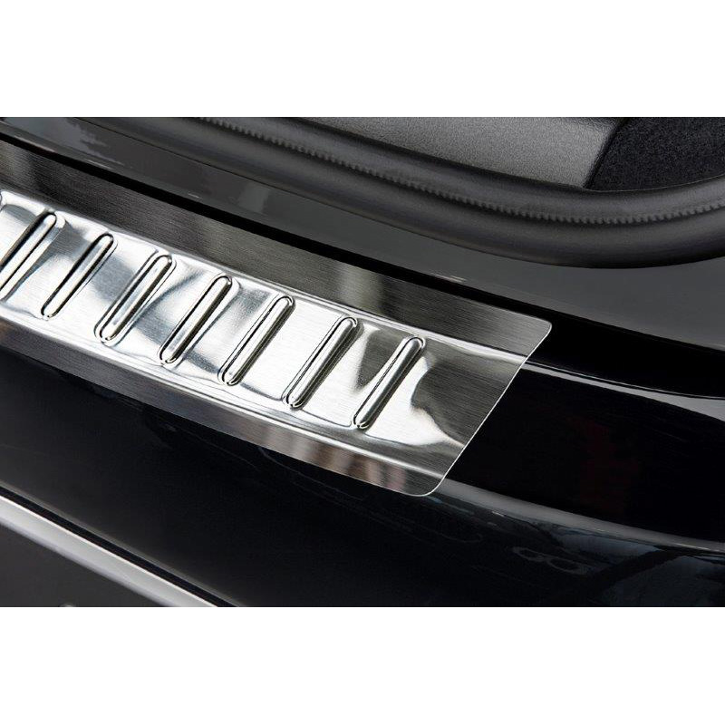 Stainless Steel Rear bumper protector  BMW 2-Series F45 Active Tourer 2014-2018 & FL 2018- (excl. M-Sport) 'Ribs'