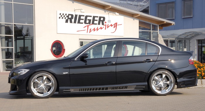 Achterbumper Diffusor BMW E90 Sedan Rieger