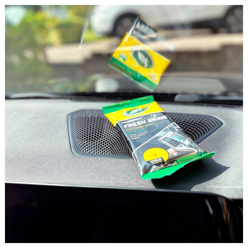 Turtle Wax 54096 Fresh Shine Matt Interior Cleaning Wipes 24 Pack