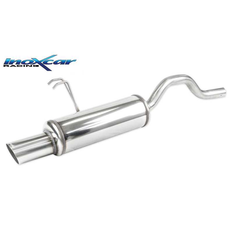 100% Inox Sport Exhaust  Fiat Punto (188) 1.2 60hp 1999-2003 1x90mm Rally