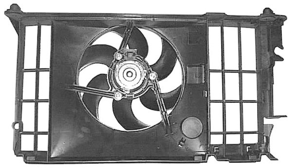 Radiator FAN PARTNER/306 97-02 320 mm 1.4/1.8 -AC