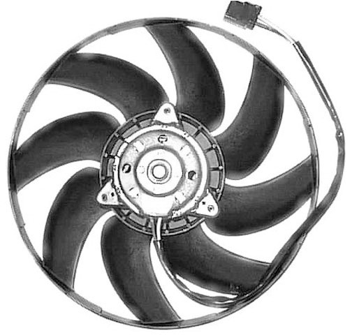 Radiator FAN JUMPY/EVASION 01-05 383mm 2.1 TD +AC 450 WATT