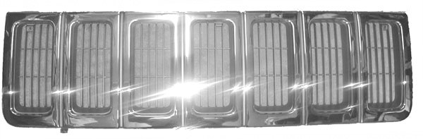 Grill GD.CHEROKEE 96-98 Chroom/DONKER GRIJS GESPOTEN