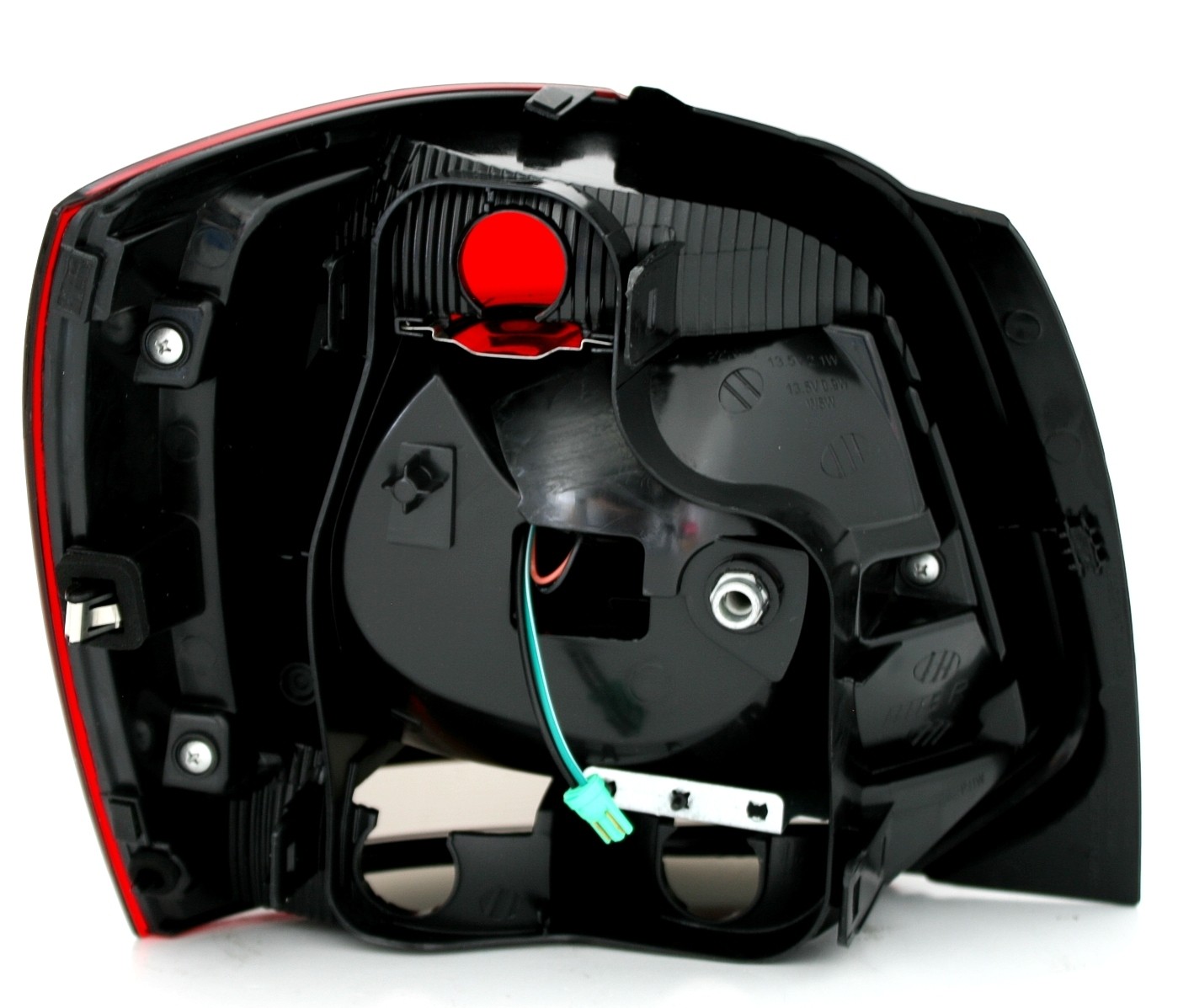 Tail Lights VW Polo 6R 09- Red/Smoke LED Tube