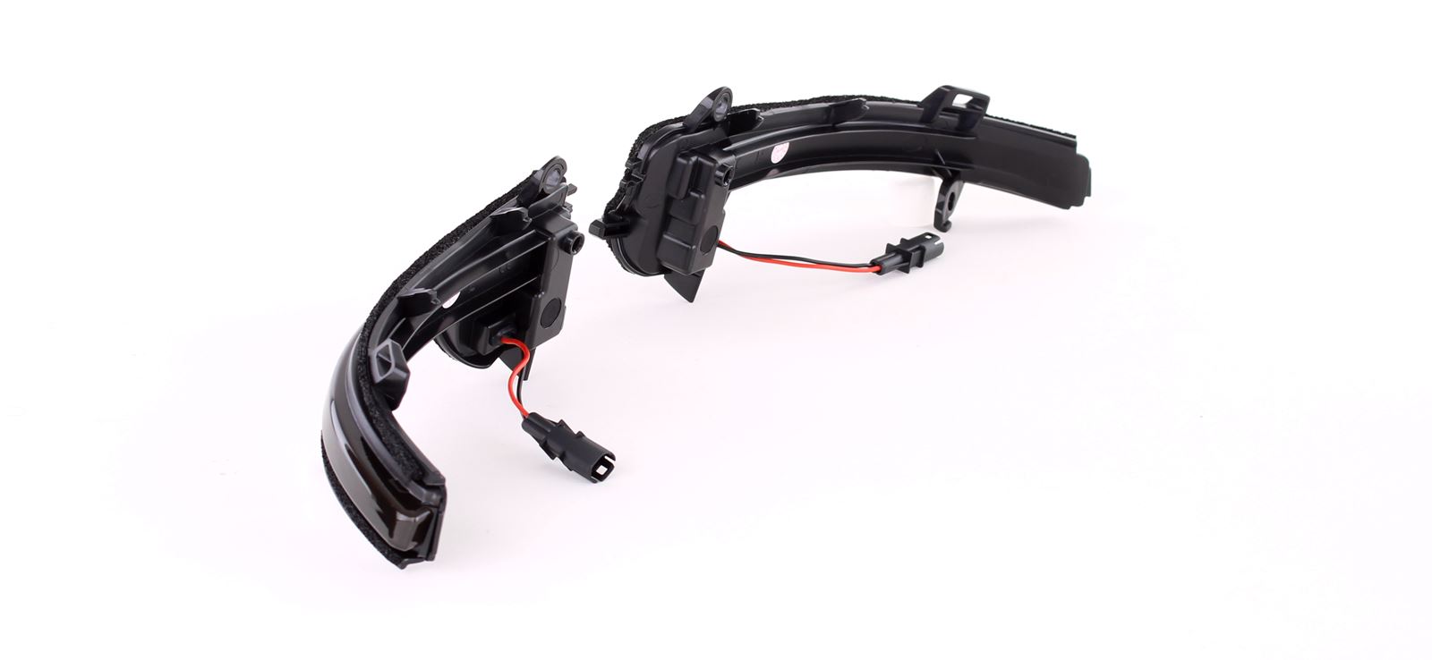 Mirror Turn Signal Lights BMW 2-Series F45 F46 13-18 X1 F48 Black LED SEQ Dynamic