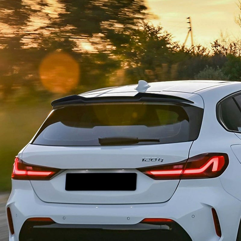 Roof spoiler (Spoiler Cap)  BMW 1-Series (F40) M-Sport/128ti/M135i 2019-2024 (ABS Glossy Black)