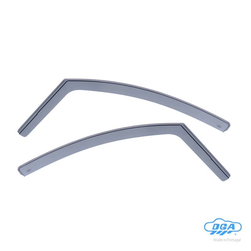 DGA Wind Deflectors  Toyota Yaris III (P13) 5-doors 2011-2020 (2-pieces)
