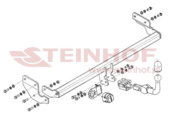 Trekhaak Hyundai Accent 4D 2006-2010