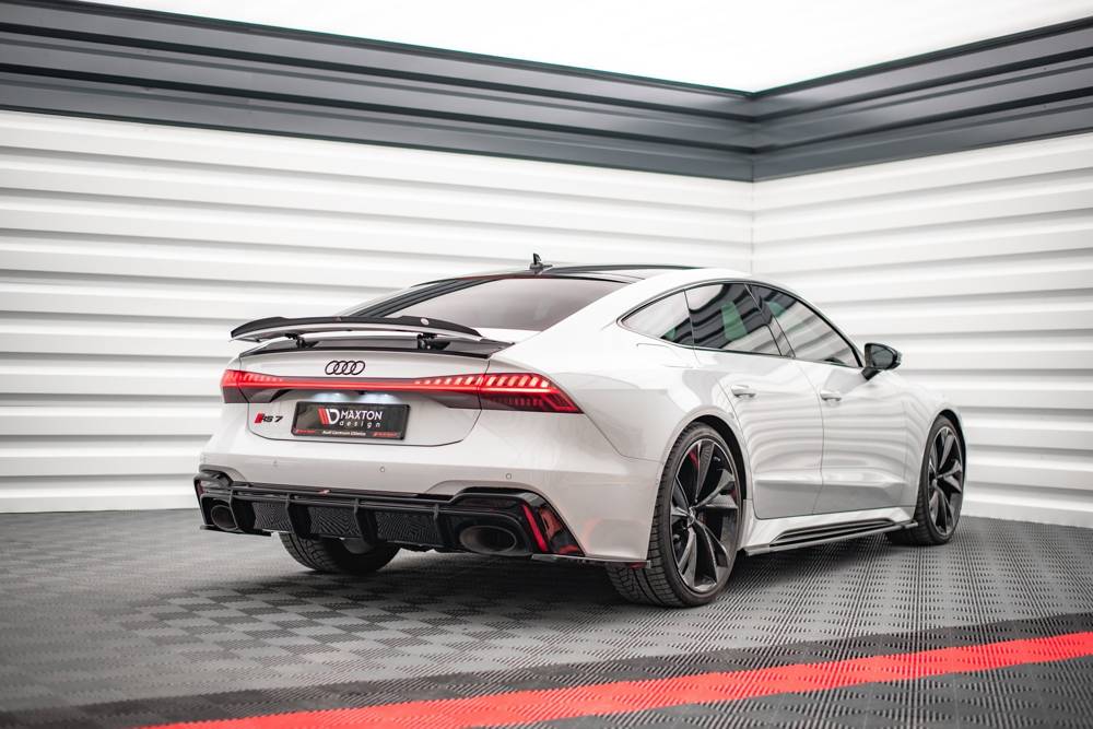 Diffuser Audi RS6 / RS7 C8 Maxton Glanzend Zwart