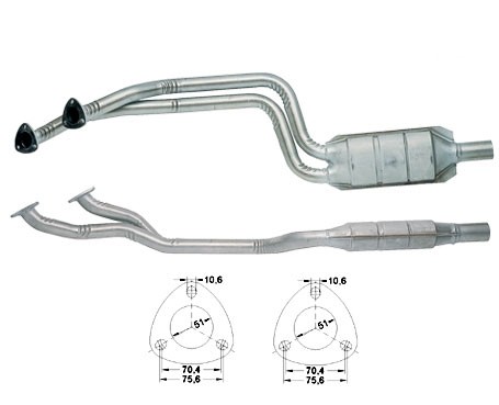 BMW 520i 2.0i 24V 1991 cc 110 Kw / 150 cv M52 E39 Magnaflow CAT