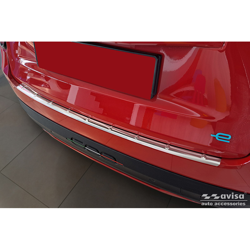 Stainless Steel Rear bumper protector  Fiat 600 Mild Hybrid / 600e 2023- 'Ribs'