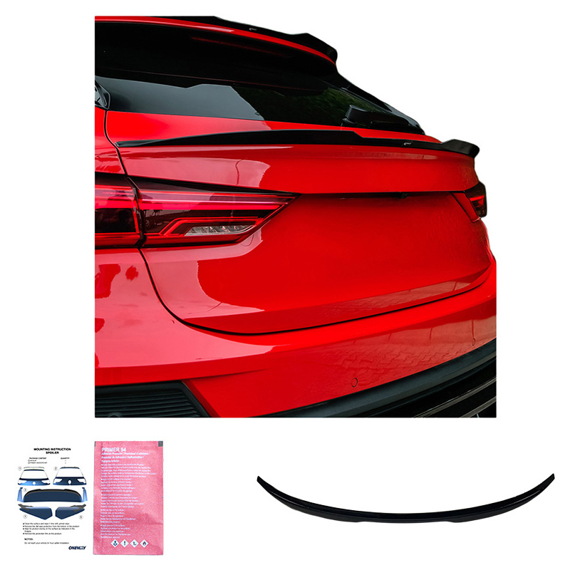 Oneway Trunk Spoiler  Audi Q3 (F3N) Sportback 2019-2025 incl. S-Line/RSQ3 - Gloss black