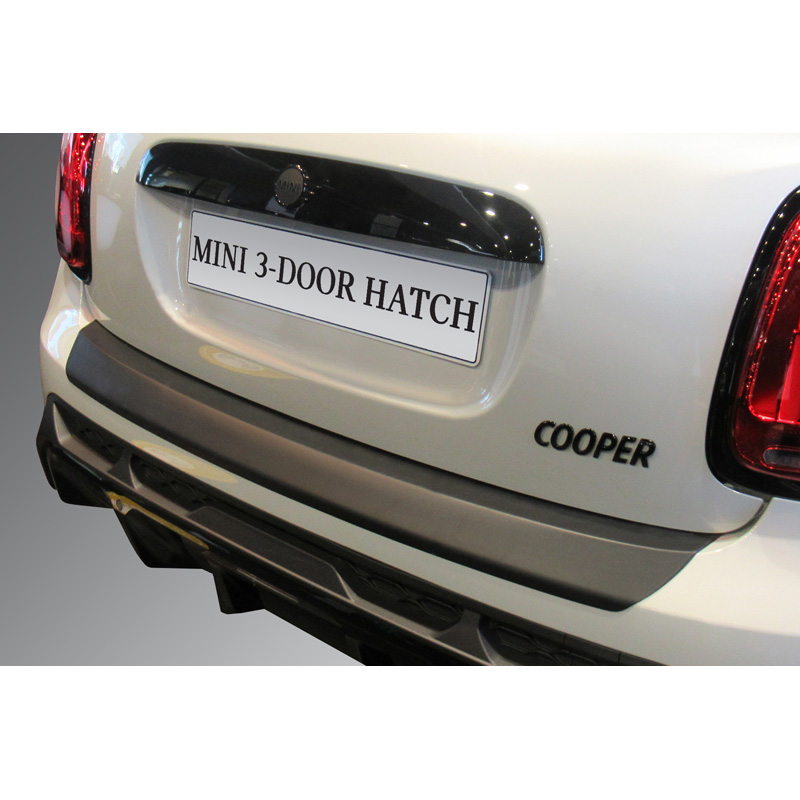 ABS Rear bumper protector  Mini One/Cooper/Cooper S (F56) (3-doors) FL 2021- Black