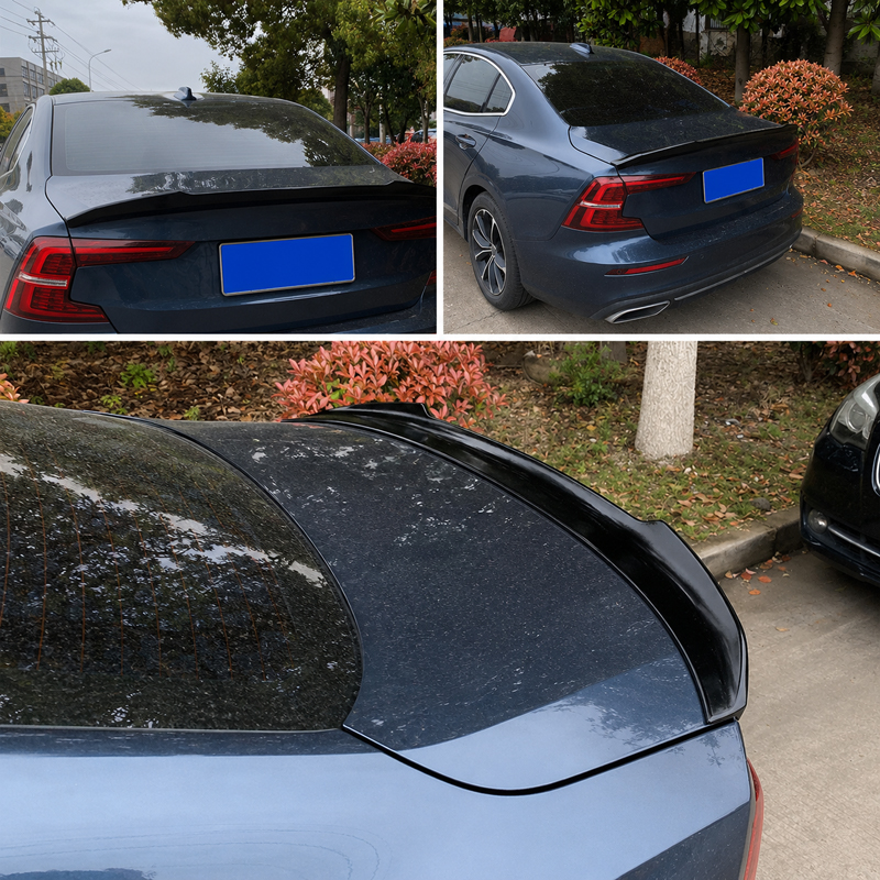 Achterspoiler  Volvo S60 III 2019- (ABS Glanzend zwart)