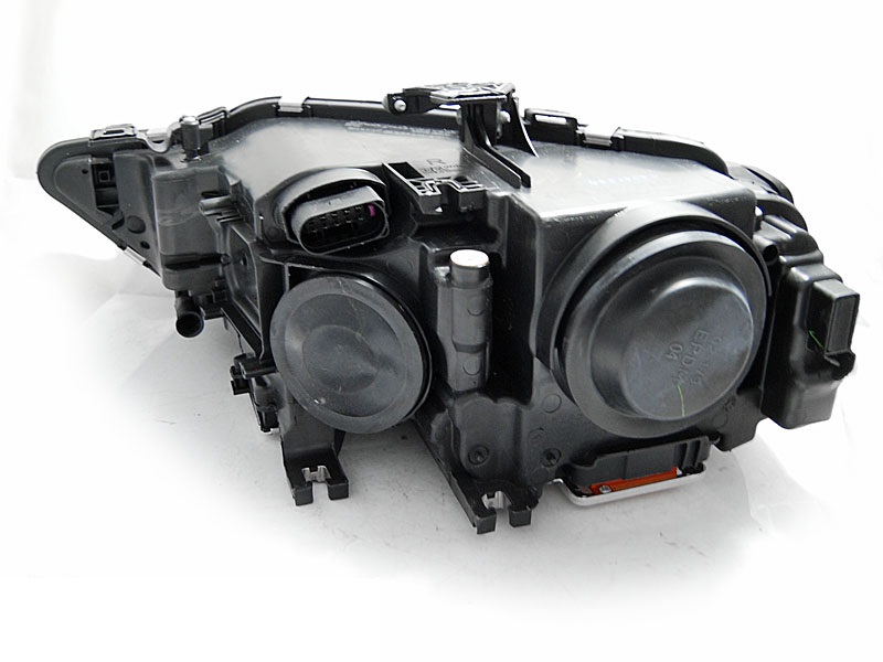 Headlights AUDI A4 B8 12-15 BLACK LED
