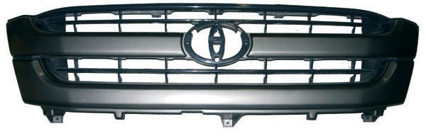 Grill midden HILUX 02->> ZWART/GRIJS