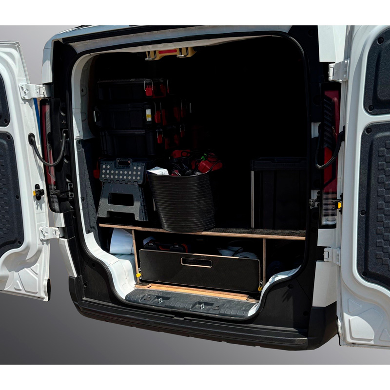 RGM ABS Achterbumper beschermlijst  Kia PV5 2025- met achterdeuren - Zwart