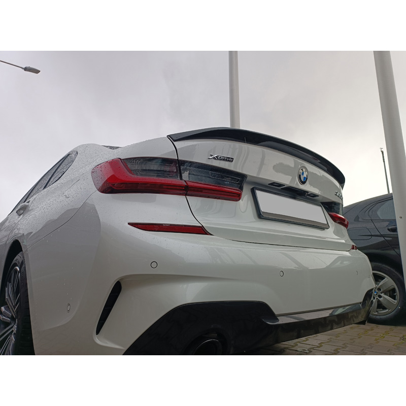 Trunk spoiler lip  BMW 3-series G20 Sedan 2018- (PU)