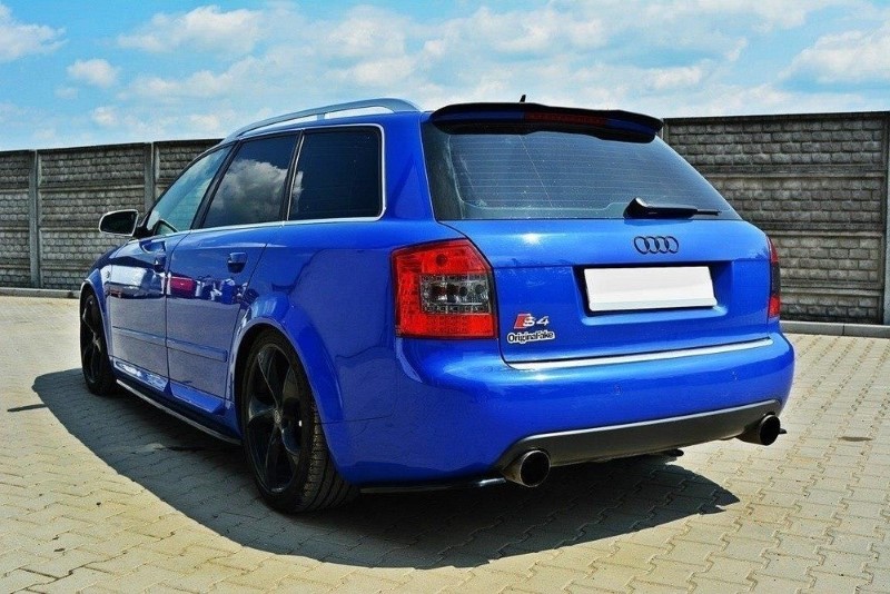 Achterzij Spoilers Audi S4 B6 Avant Glanzend Zwart