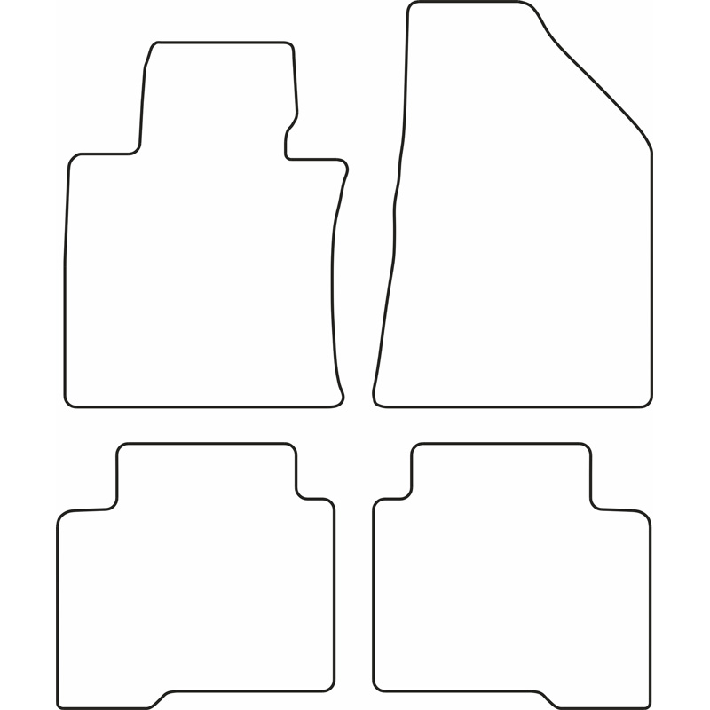 Set velour car mats  Ssang Yong Korando 2019-