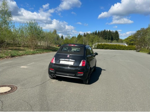 Fiat 500/ 500C final silencer - 2x80 type 25