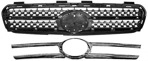 Radiator Grill RAV 4 06-09 ZWART met Chroom RAND