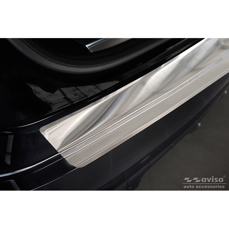Stainless Steel Rear bumper protector  Porsche Cayenne III 2017-