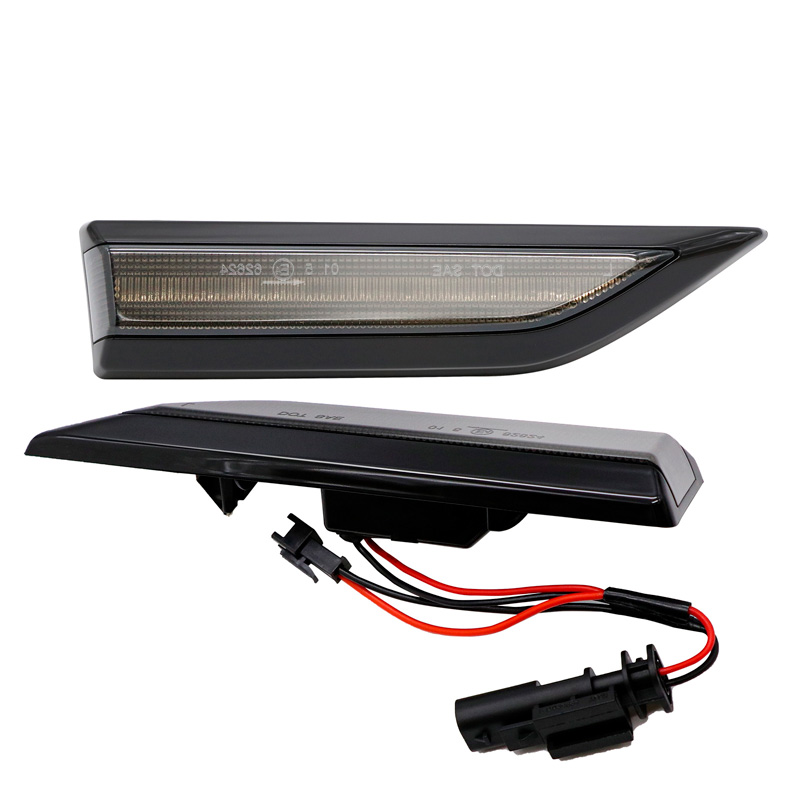 Set LED Zijknipperlichten  Volkswagen Caddy IV 2015-2020 - Rookgrijs- incl. Dynamic Running Light