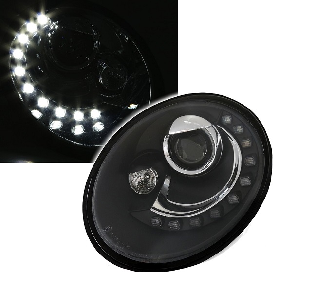 Headlights VW New Beetle Black