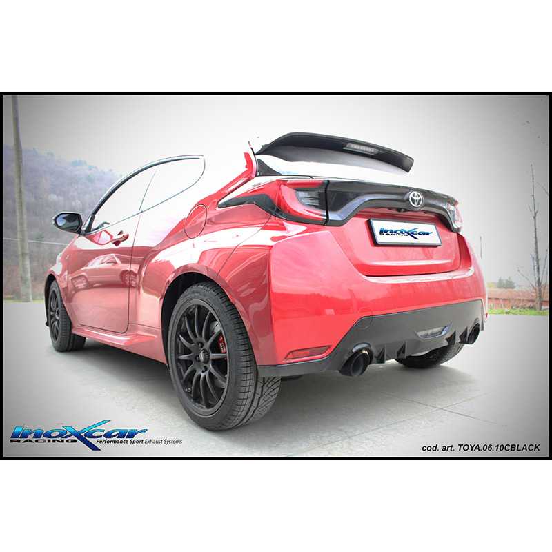 100% Inox Double Sport Exhaust  Toyota GR Yaris 1.6 (261HP) 2020- Ø65mm Left/Right 100mm Racing