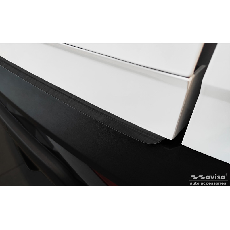 Zwart RVS Achterbumperprotector  Hyundai Tucson 2020-2024 & Facelift 2024- 'Ribs'