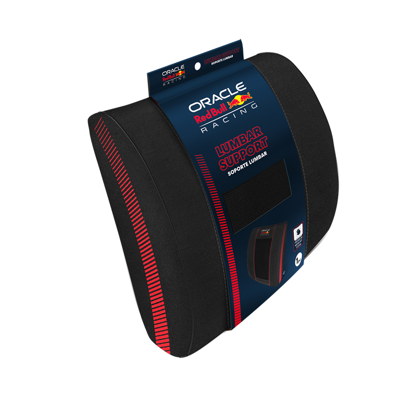 Red Bull Oracle Universal Lumbar support cushion - 1-piece - Black/Red
