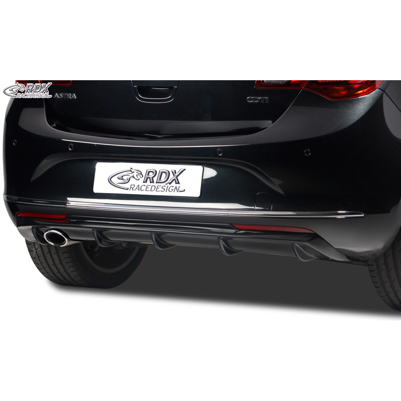 Rear bumper skirt 'Diffusor'  Opel Astra J 5-doors 2009-2015 excl. Sportstourer (PUR)