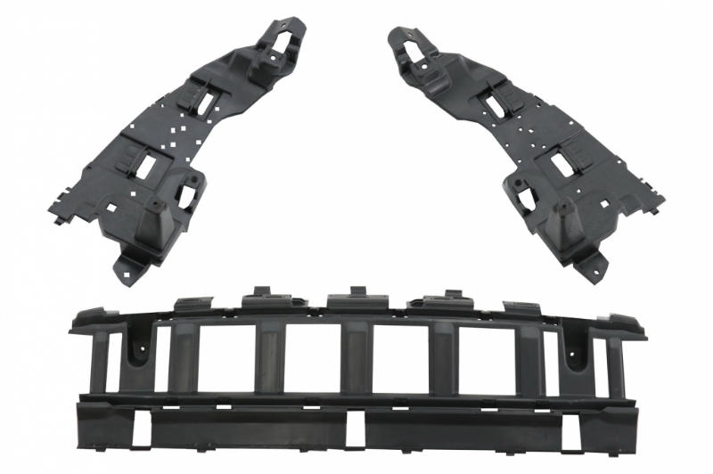 Achterbumper Diffusor Mercedes W205 C-Klasse C63 Design Zwarte Tips AMG Sport Line