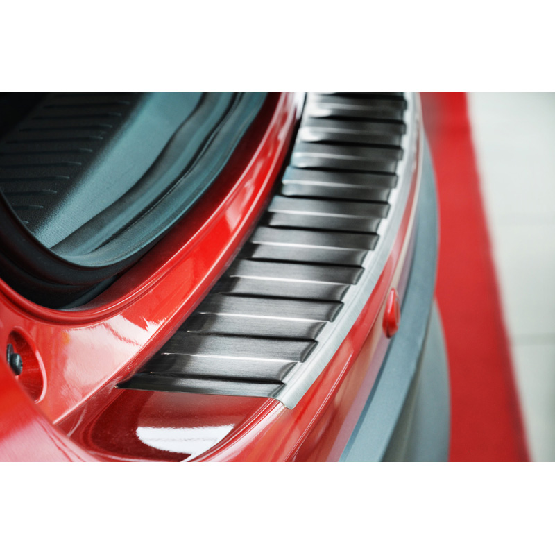 Zwart RVS Achterbumperprotector  Mazda CX-5 2012-2017 'Ribs'